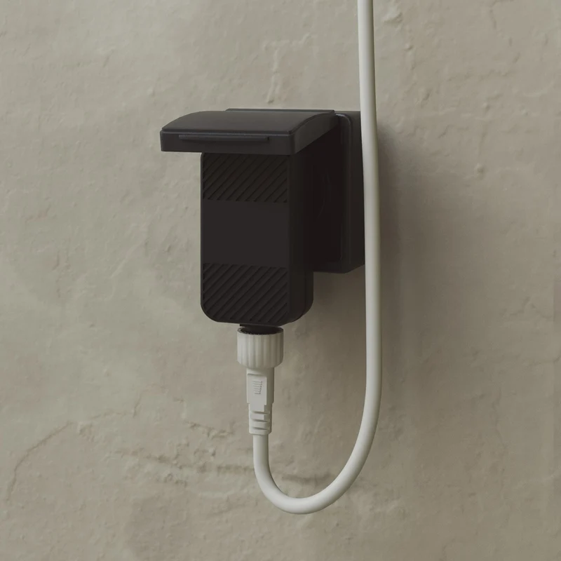 Guirlande lumineuse 6 points lumineux d’extérieur IP67 Blanc Sable - Marina6 Cherry