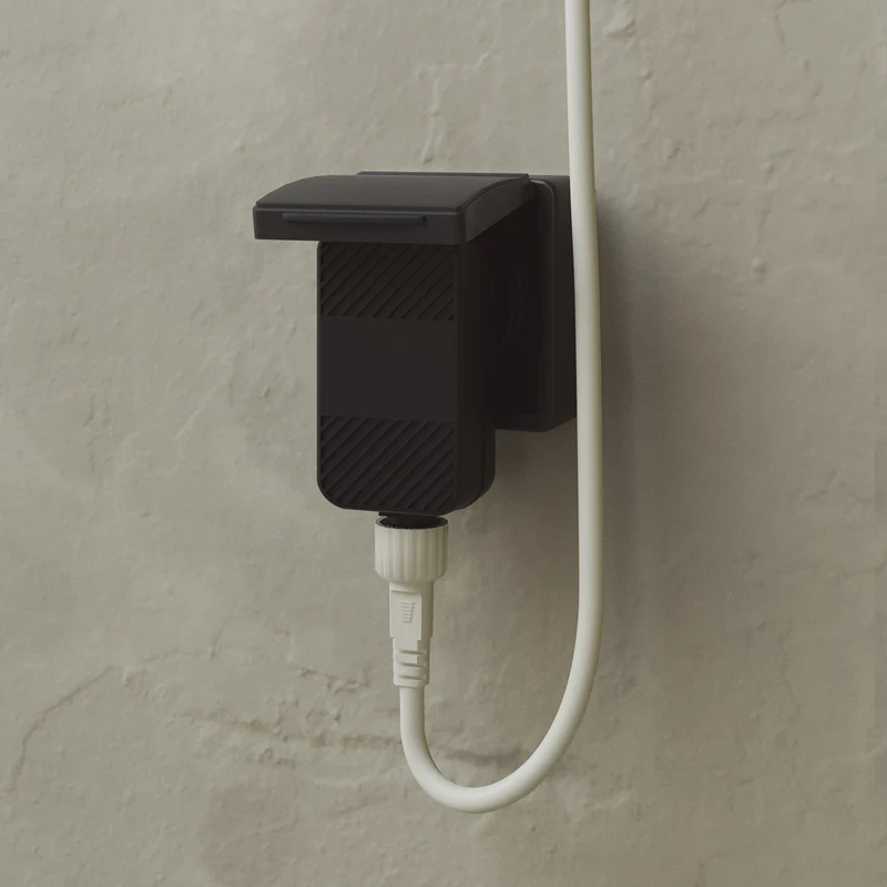 Guirlande lumineuse 6 points lumineux d’extérieur IP67 Blanc Sable - Marina6 Cherry