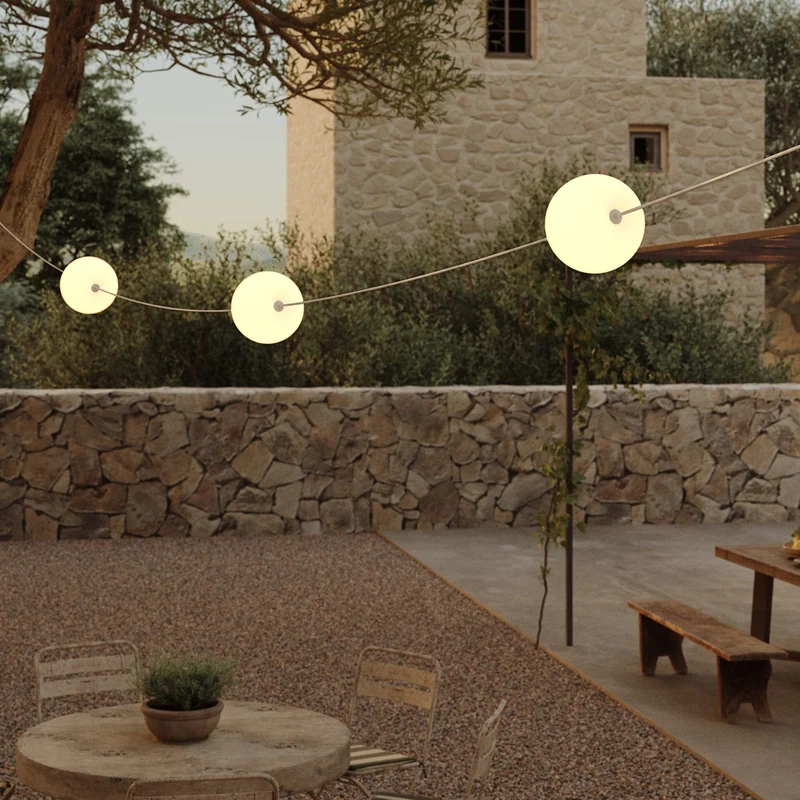 Guirlande lumineuse 3 points lumineux d’extérieur IP67 Desert Brown - Marina3 Cherry