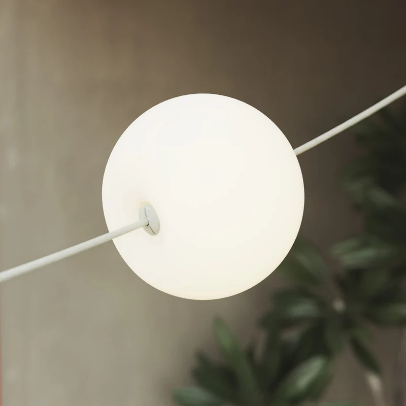 Guirlande lumineuse 3 points lumineux d’extérieur IP67 Blanc Sable - Marina3 Cherry