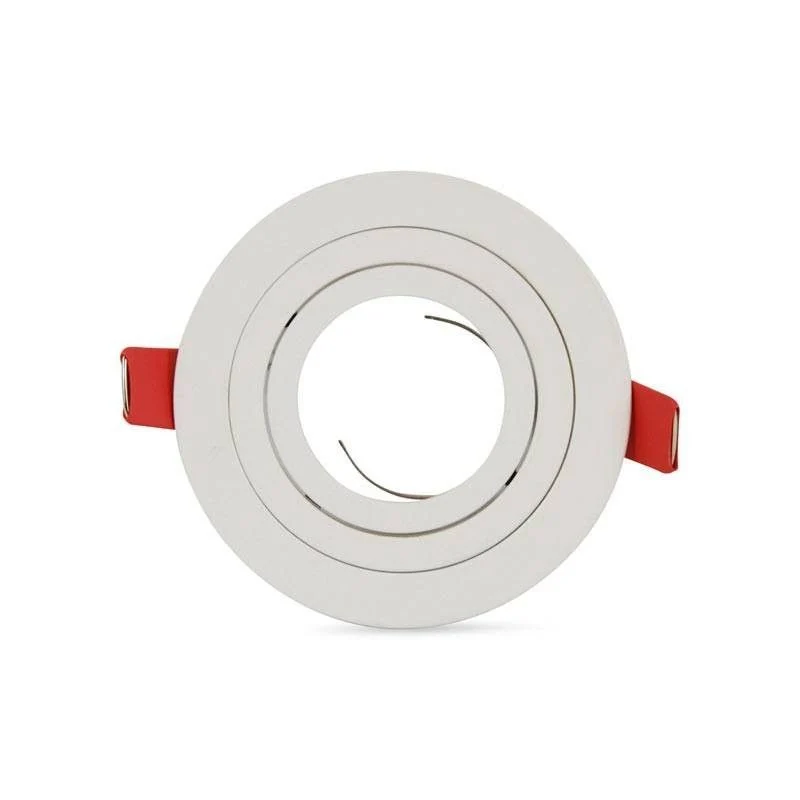 Collerette ronde orientable à encastrer GU10 / MR16