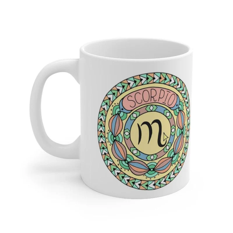 Tasse du zodiaque Scorpion, tasse de femme Scorpion, cadeau du zodiaque né du 23 octobre au 21 novembre, signe du zodiaque, cadeau d’horoscope, cadeau d’astrologie