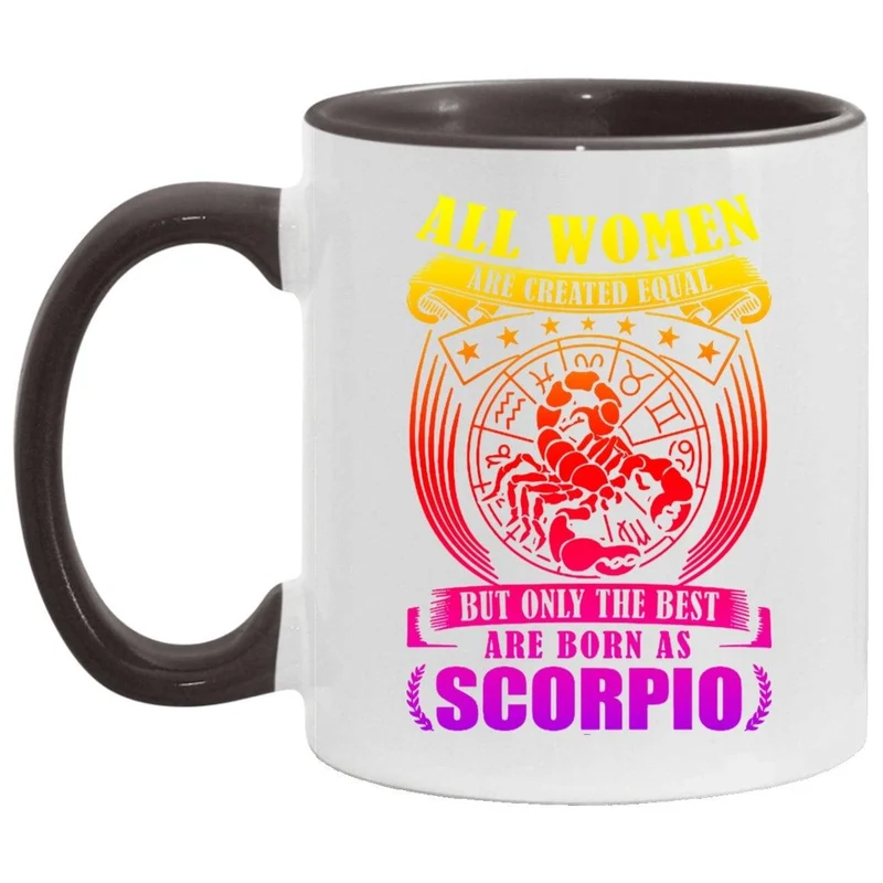 Tasse Scorpion, Tasse blanche Scorpion || Les meilleures femmes naissent Scorpion || Novembre Né || Tasse de femmes Scorpion, tasse à café Scorpion