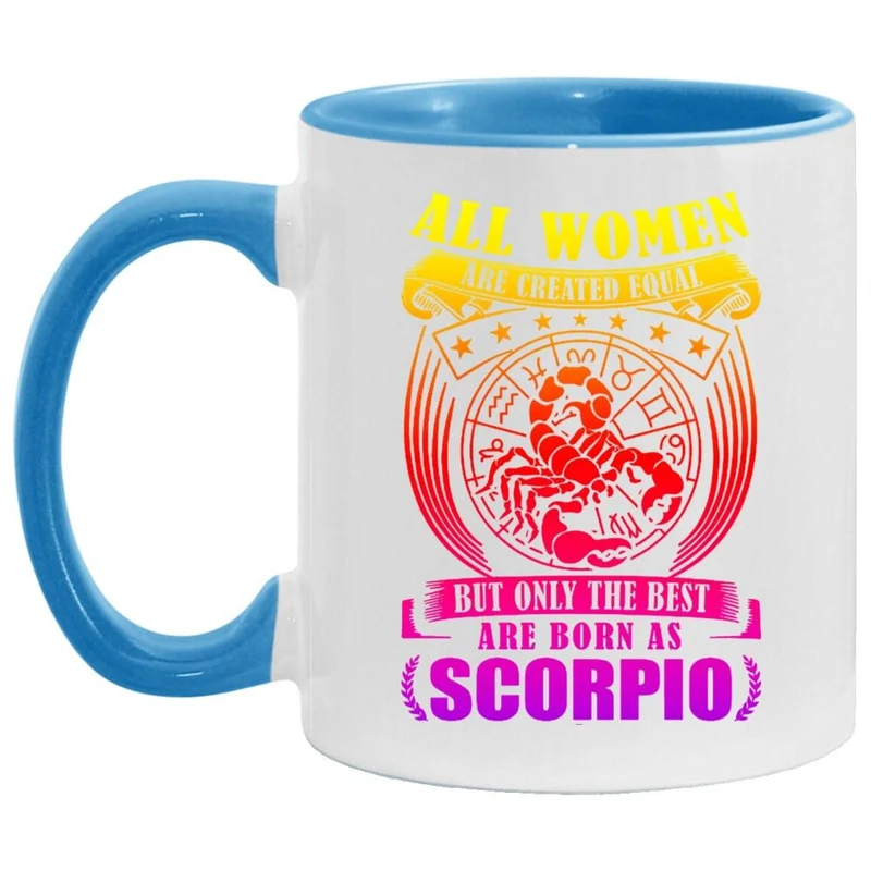 Tasse Scorpion, Tasse blanche Scorpion || Les meilleures femmes naissent Scorpion || Novembre Né || Tasse de femmes Scorpion, tasse à café Scorpion
