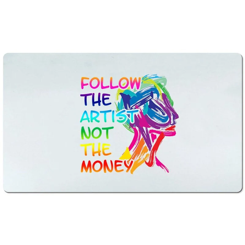 Suivez les tapis de bureau de l'artiste