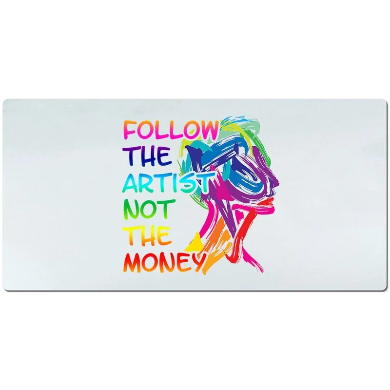Suivez les tapis de bureau de l'artiste