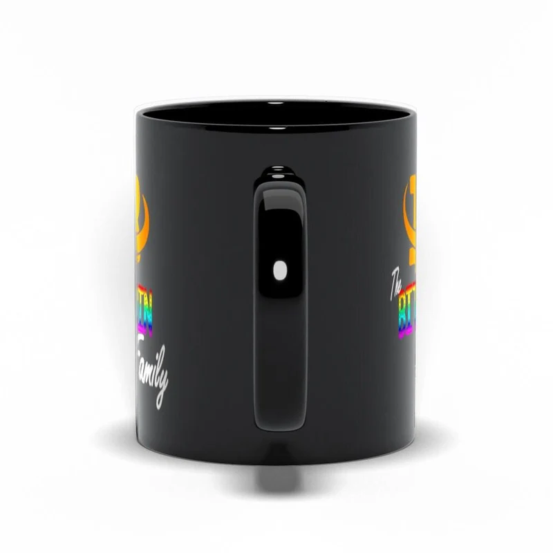 Les tasses noires de la famille Bitcoin