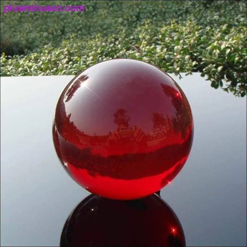 Boule de cristal d'obsidienne en verre Feng Shui – Boules de guérison magiques, boules de cristal de méditation
