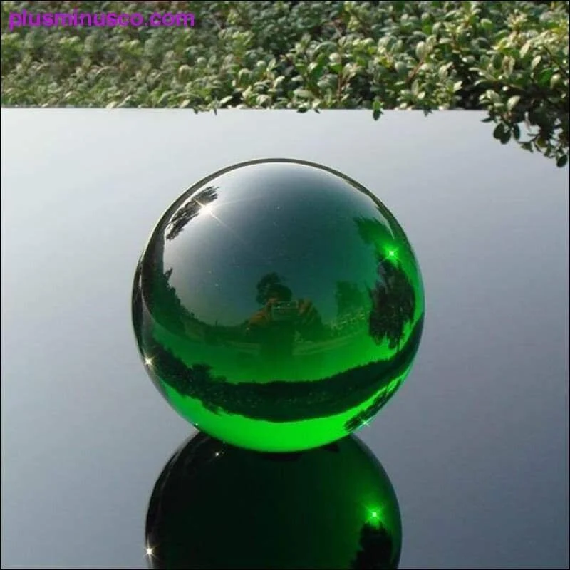 Boule de cristal d'obsidienne en verre Feng Shui – Boules de guérison magiques, boules de cristal de méditation