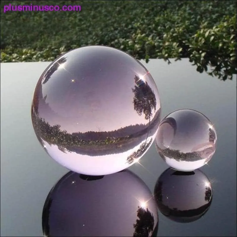 Boule de cristal d'obsidienne en verre Feng Shui – Boules de guérison magiques, boules de cristal de méditation