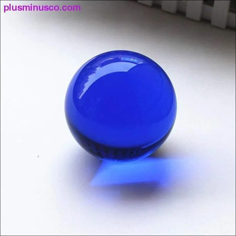 Boule de cristal d'obsidienne en verre Feng Shui – Boules de guérison magiques, boules de cristal de méditation