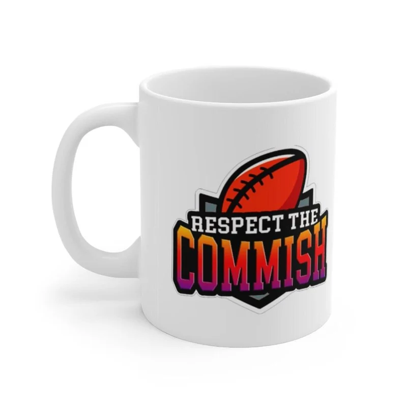 Fantasy Football respecte le Commish || Tasses de commissaire de football Fantasy, un excellent cadeau pour le junkie des Draft Kings dans votre vie !