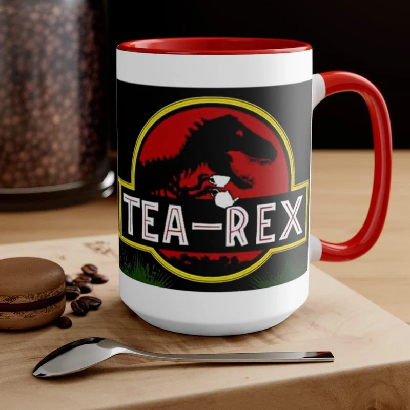 Tasses d'accent de thé Rex || T Rex tasses thé Rex Accent tasses, tasse de dinosaures, mr tasse de thé rex, ms tasse de thé rex, amant de Dino tasse de café cadeau amateur de thé