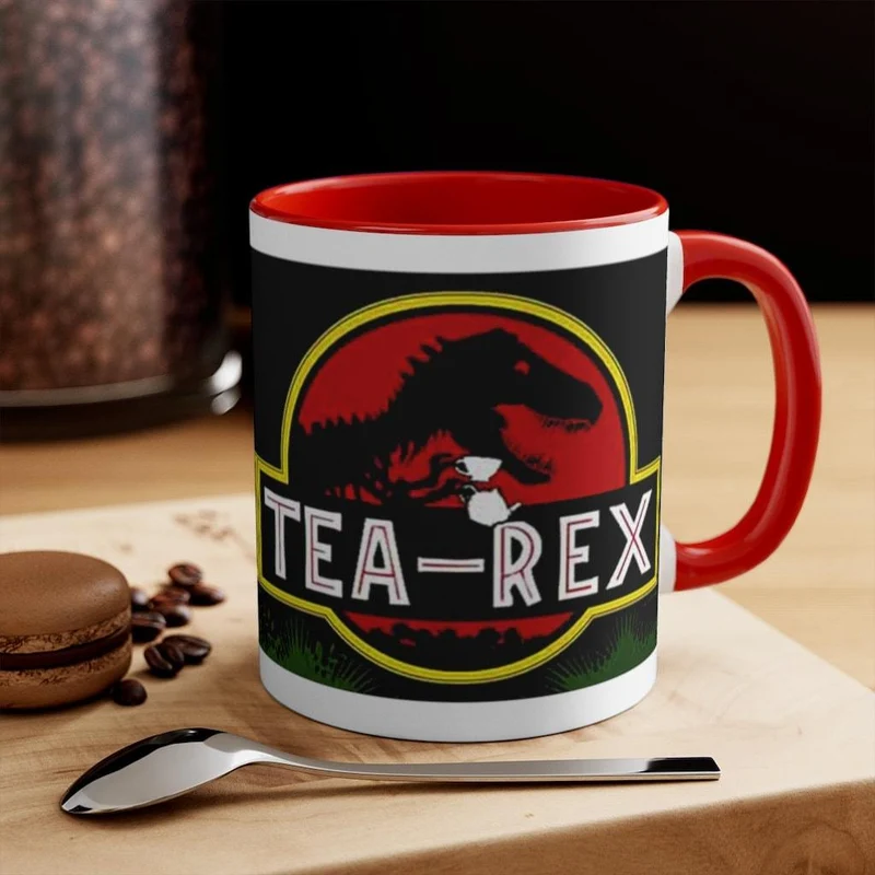 Tasses d'accent de thé Rex || T Rex tasses thé Rex Accent tasses, tasse de dinosaures, mr tasse de thé rex, ms tasse de thé rex, amant de Dino tasse de café cadeau amateur de thé