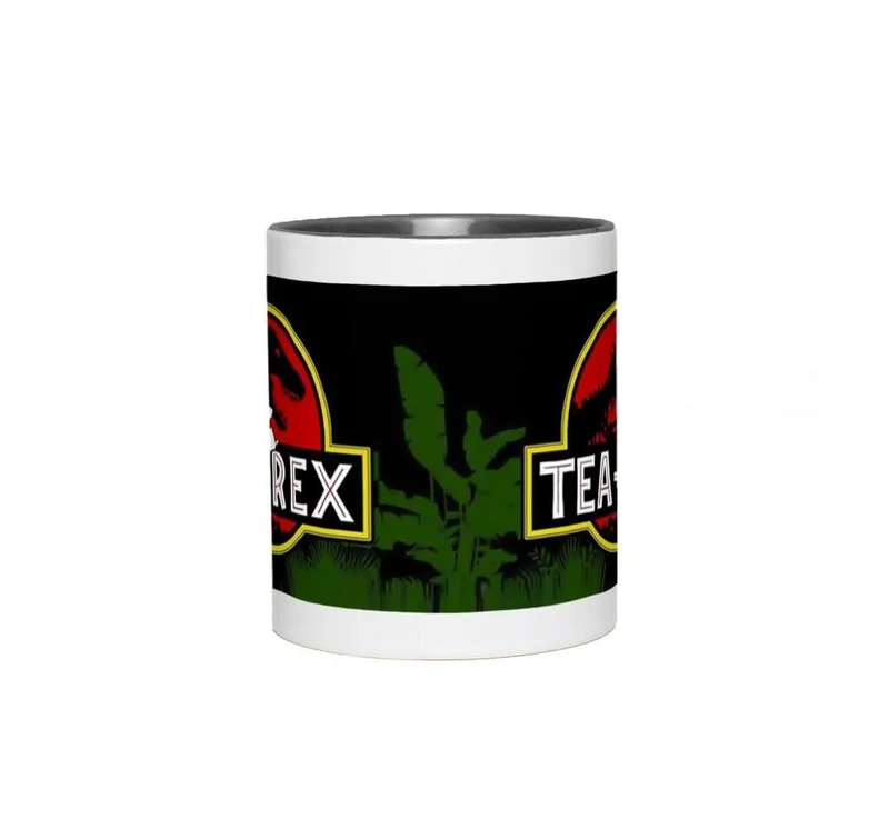 Tasses d'accent de Rex de thé || T Rex Mugs Tea Rex Accent Mugs, Mug dinosaures, mr tea rex mug, ms tea rex mug, cadeau d'amant de thé