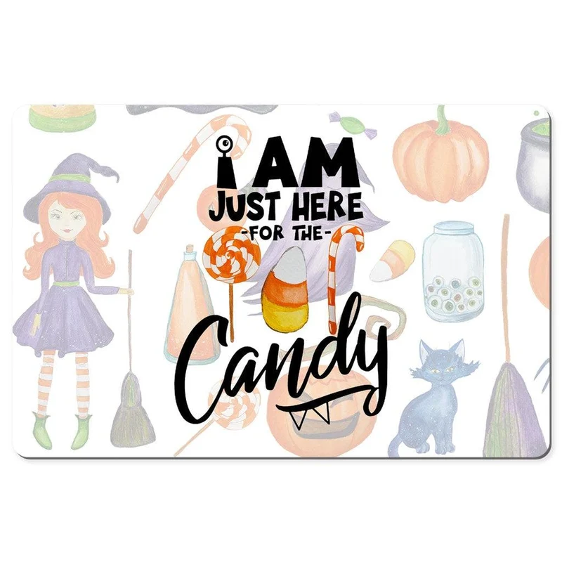Je suis juste là pour les tapis de bureau Candy 12x18