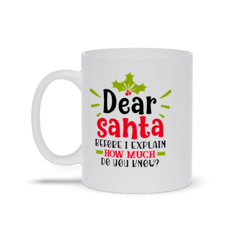 Cher Père Noël, avant d'expliquer, combien connaissez-vous les tasses
