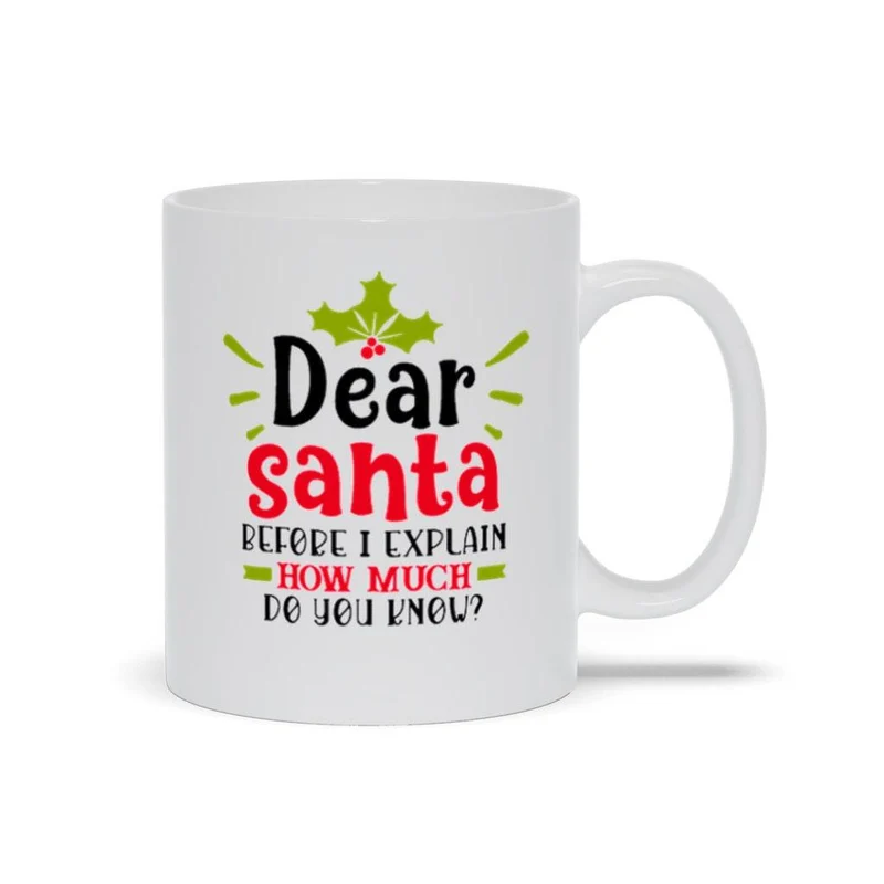 Cher Père Noël, avant d'expliquer, combien connaissez-vous les tasses