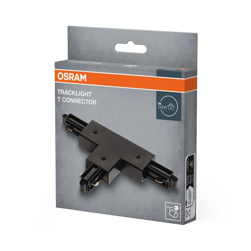 OSRAM Tracklight rail d'alimentation T-Connector Noir