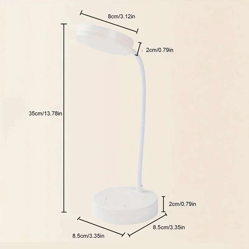 Lampe de Chevet Tactile Blanche