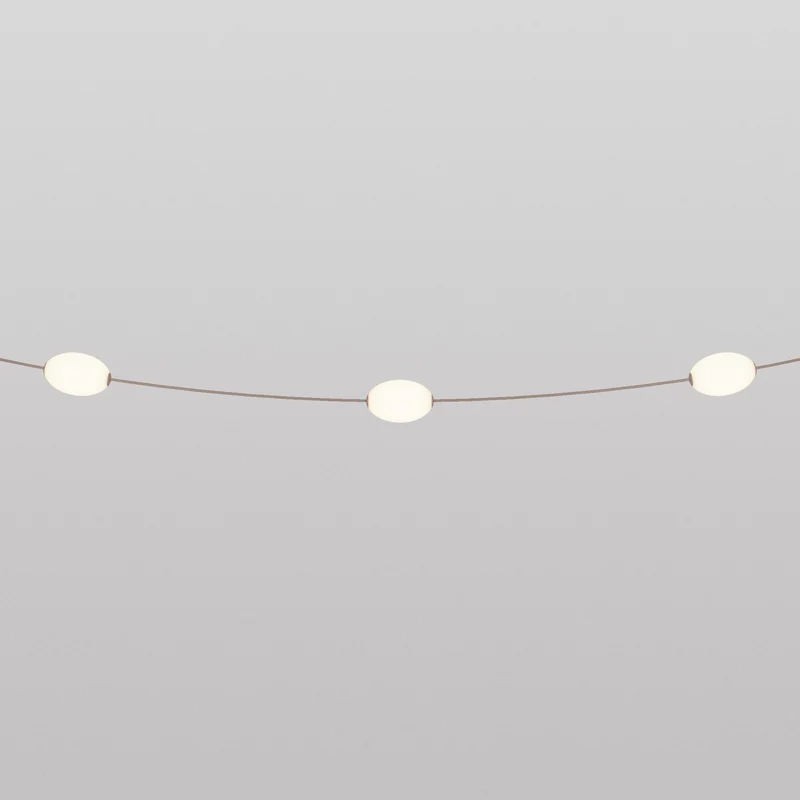 Guirlande lumineuse 3 points lumineux d’extérieur IP67 Desert Brown - Marina3