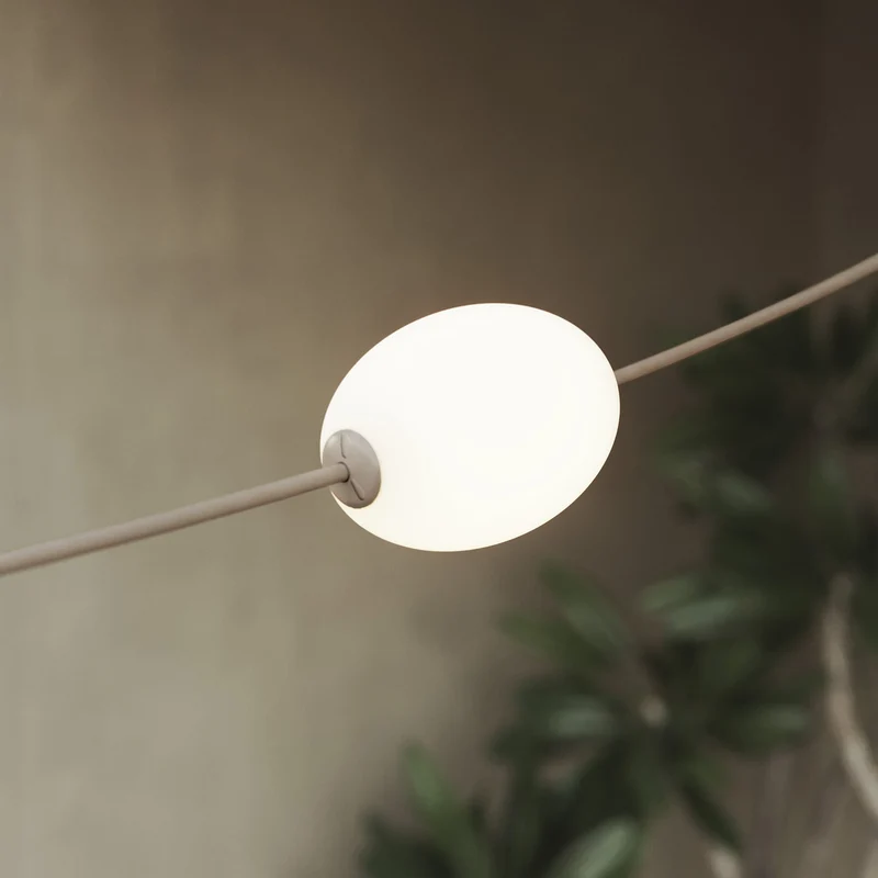 Guirlande lumineuse 3 points lumineux d’extérieur IP67 Desert Brown - Marina3