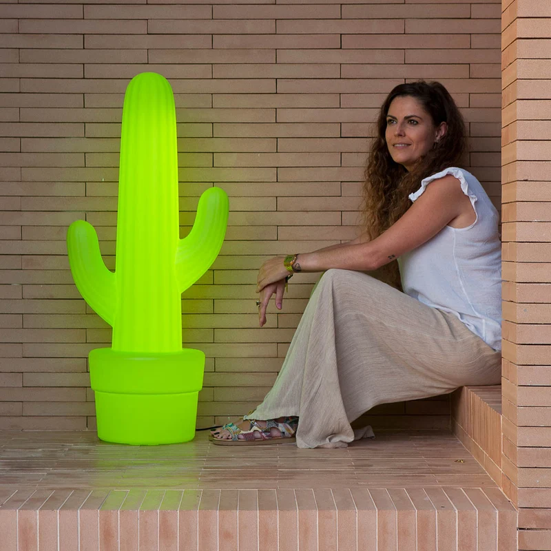 LAMPE KAKTUS VERT CITRON