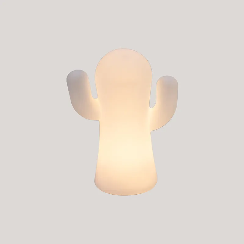 CACTUS LUMINEUX EN SILICONE PANCHITO BLANC TRANSLUCIDE