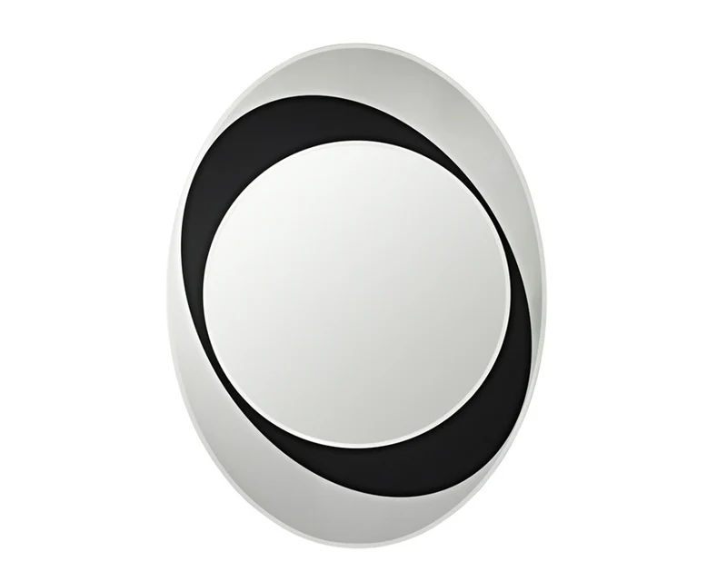 Miroir mural ovale blanc - Spherelle