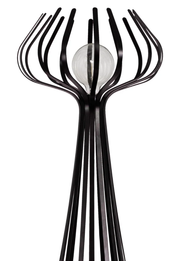 Lampadaire de salon noir - Bulbana