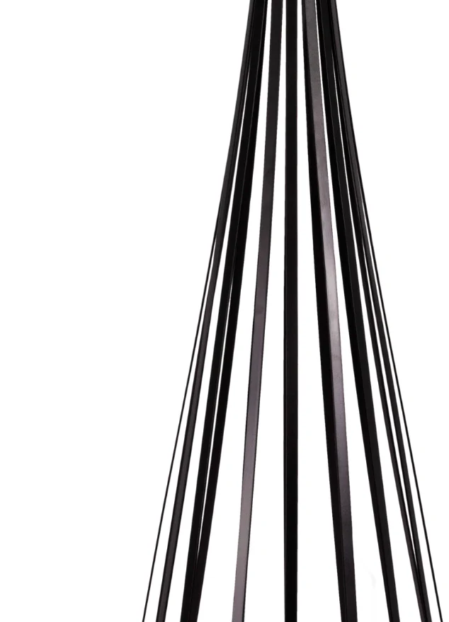 Lampadaire de salon noir - Bulbana
