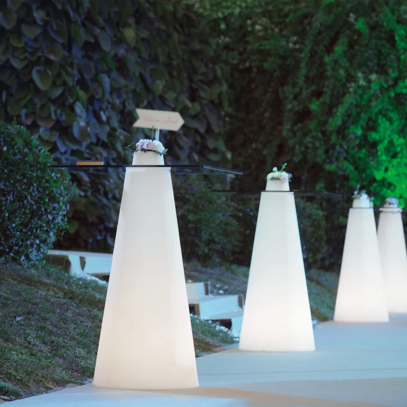 Slide Design Peak Lighted High Table