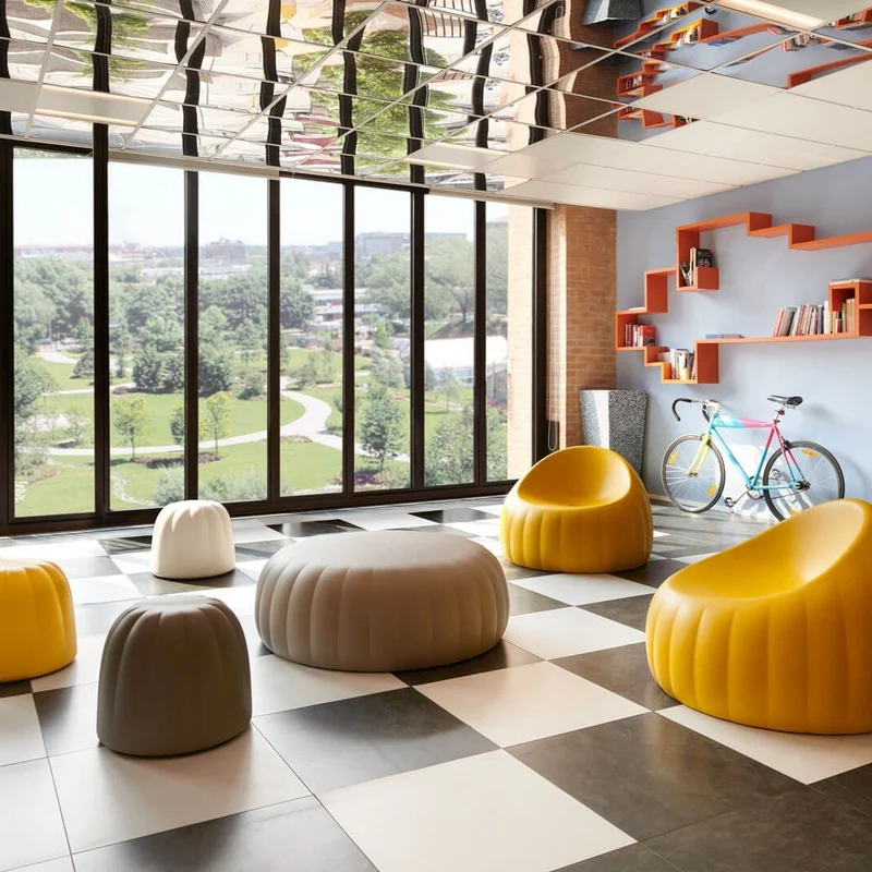 Slide Design Gelée Pouf