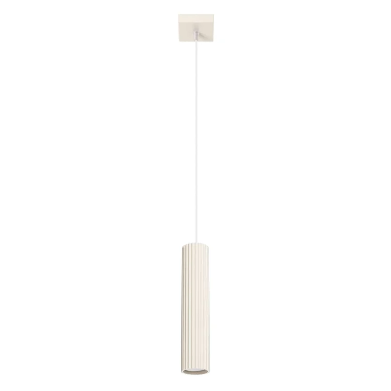 Suspension Beige Minimaliste Strié