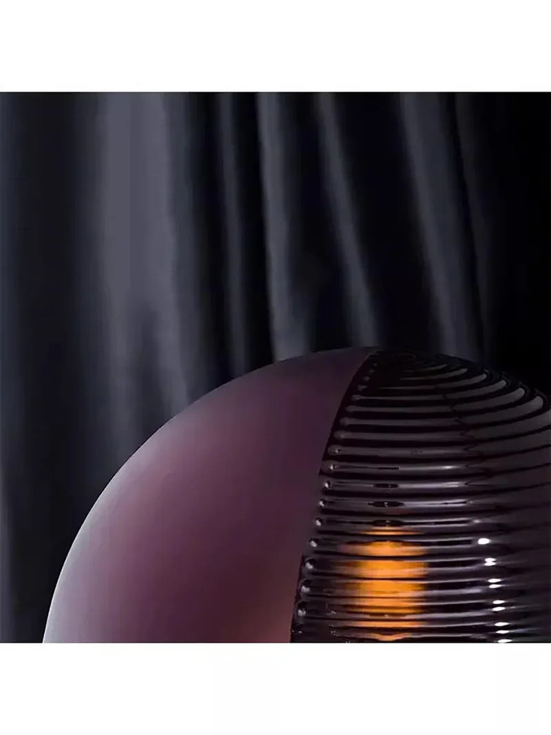 Lampadaire Violet en Grappe de Raisins - Style Rétro