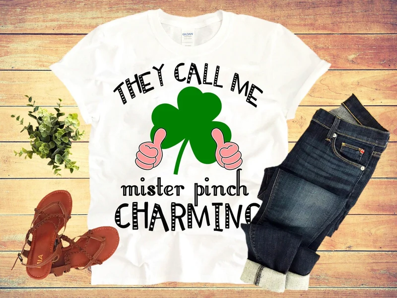 Ils m'appellent Pinch Mister Charming, T-shirts de la Saint-Patrick