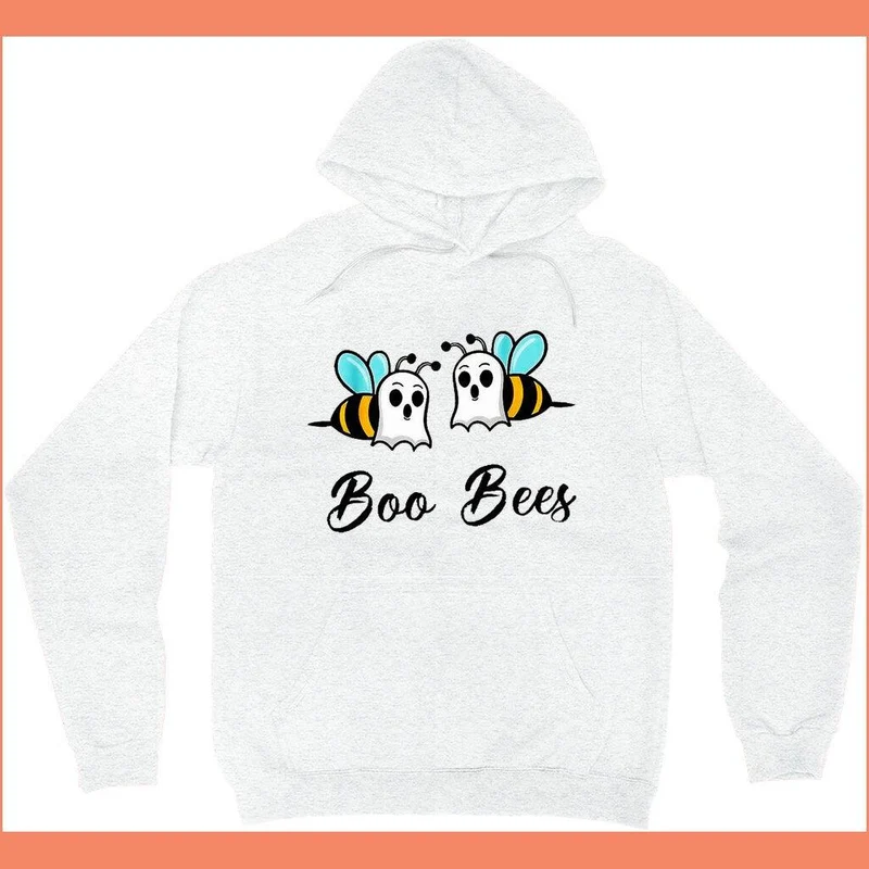 Sweats à capuche Boo Bee (No-Zip/Pullover, Chemise Boo Bees, Chemise Boo, Chemise fantôme, Chemise d’Halloween, Costumes d’Halloween, Tees d’Halloween, Chemise citrouille