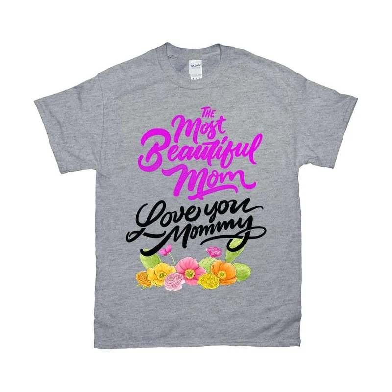 La plus belle maman || Je t’aime maman T-shirts || Chemise maman || T-shirt maman || T-shirt fête des mères