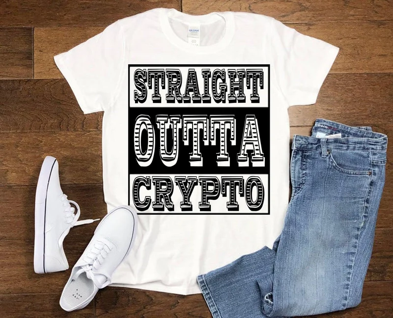 T-Shirts Crypto Straight Outta