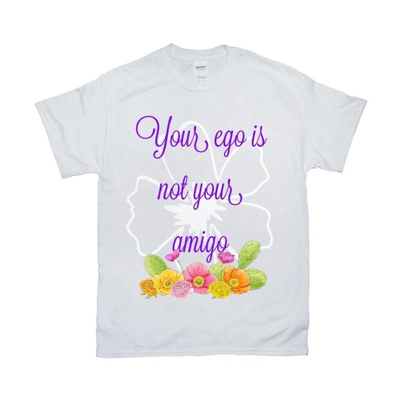 Votre ego n’est pas votre T-shirt Amigo - Chemise drôle / Mexique / vintage / Espagnol / Black White Hipster / Kawaii Feminist / Grunge Goth