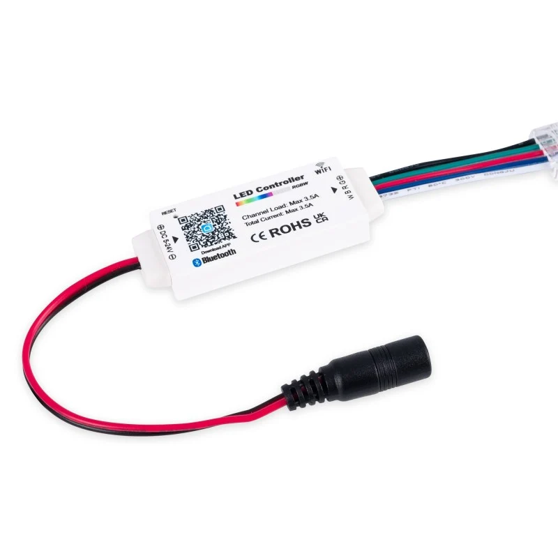 Mini contrôleur RGBW - WiFi + Bluetooth - 5-24V DC - 3.5A