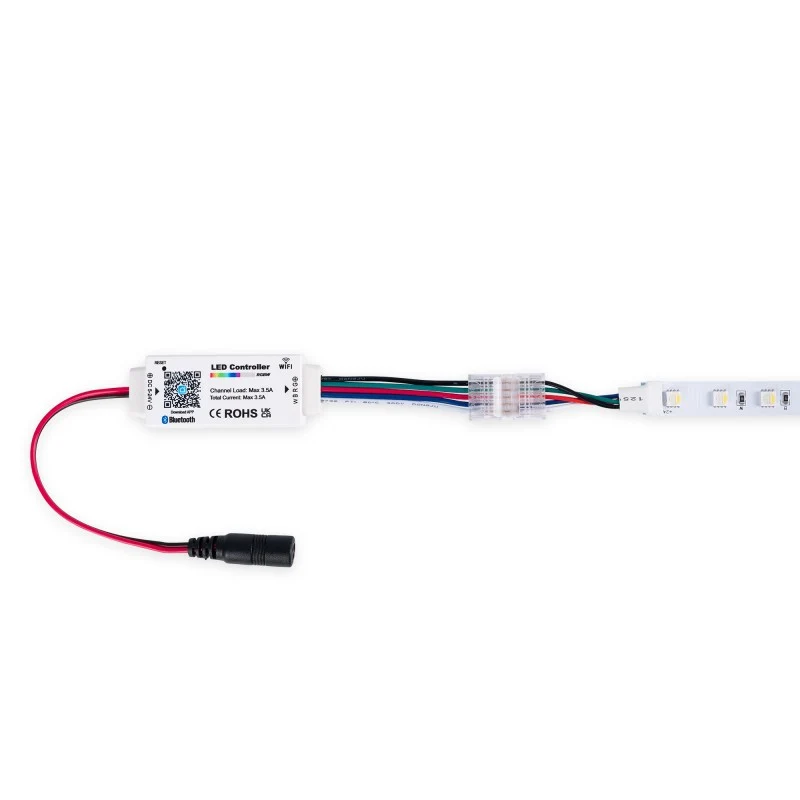 Mini contrôleur RGBW - WiFi + Bluetooth - 5-24V DC - 3.5A