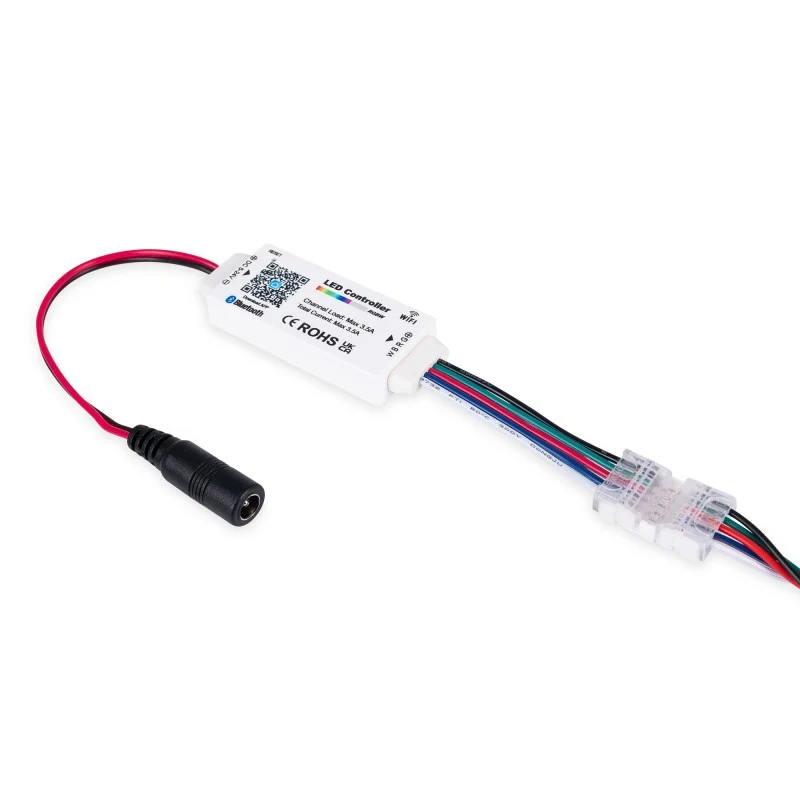 Mini contrôleur RGBW - WiFi + Bluetooth - 5-24V DC - 3.5A