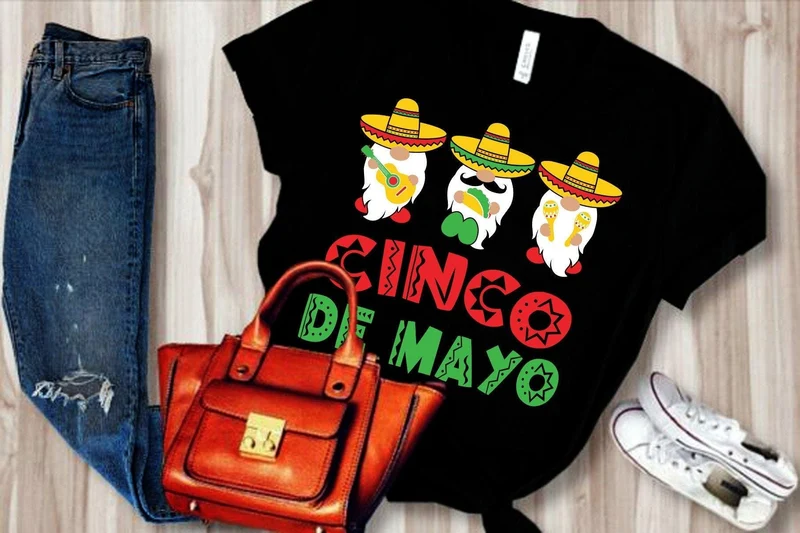 Cinco De Mayo | T-shirts de guitare, chemise Happy Cinco De Mayo, Gnomes de Cinco De Mayo, Down To Fiesta, Cinco De Mayo Fiesta, chemise de vacances, Mexique S