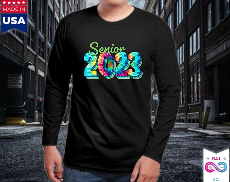 Senior 2023 Manches longues, Classe de 2023 Cadeau, Diplômés 2023, Graduation 2023, Classe Senior de 2023, remise des diplômes, School Pride School