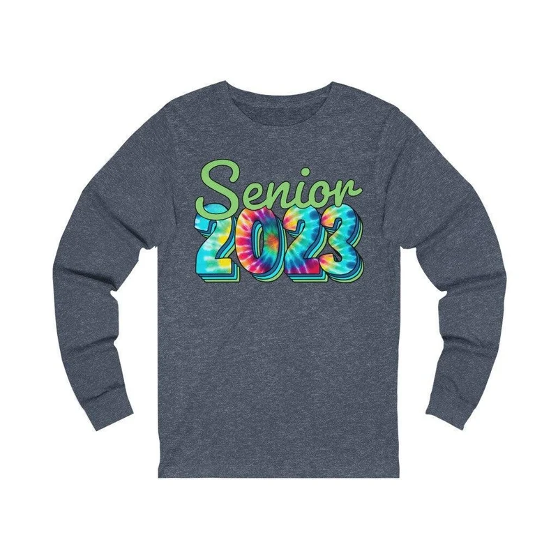Senior 2023 Manches longues, Classe de 2023 Cadeau, Diplômés 2023, Graduation 2023, Classe Senior de 2023, remise des diplômes, School Pride School