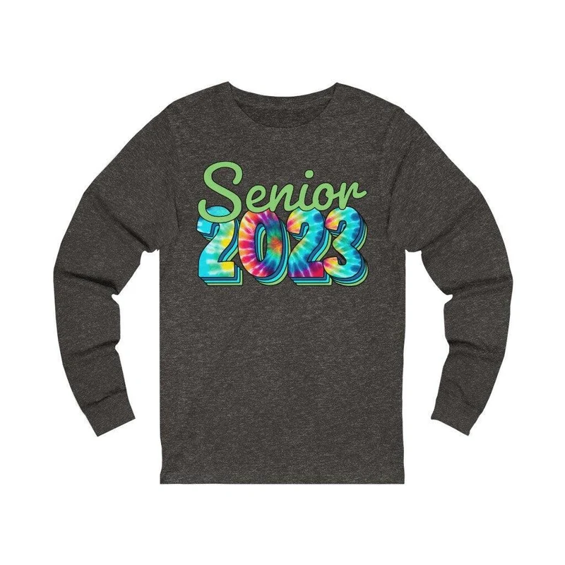 Senior 2023 Manches longues, Classe de 2023 Cadeau, Diplômés 2023, Graduation 2023, Classe Senior de 2023, remise des diplômes, School Pride School
