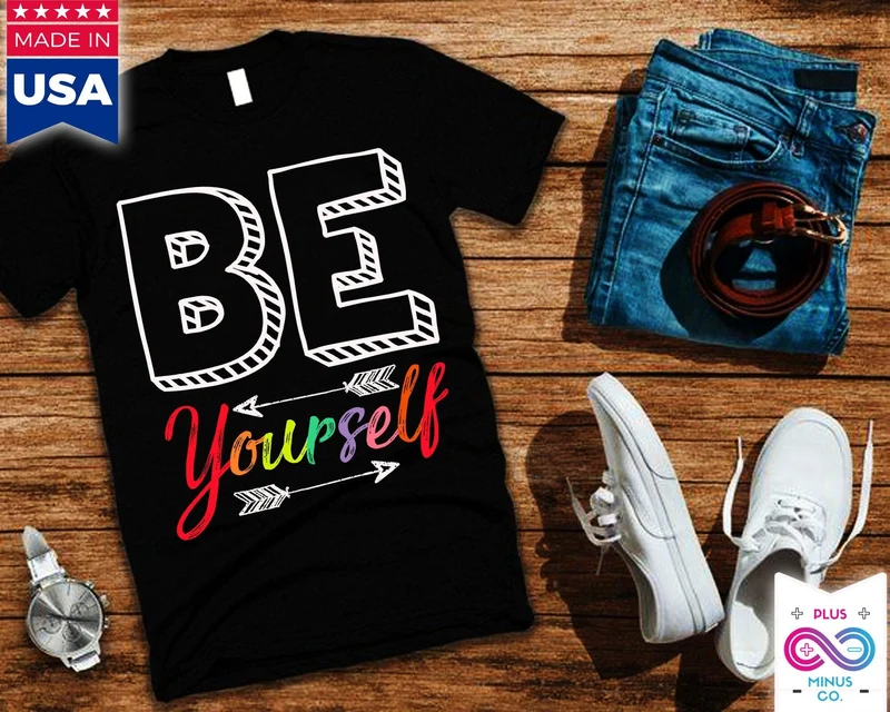 Soyez vous-même T-shirts, soyez vous-même T-shirt Crewneck unisexe, t-shirts tendance, chemise Be You, chemise motivationnelle, chemise inspirante, cadeau