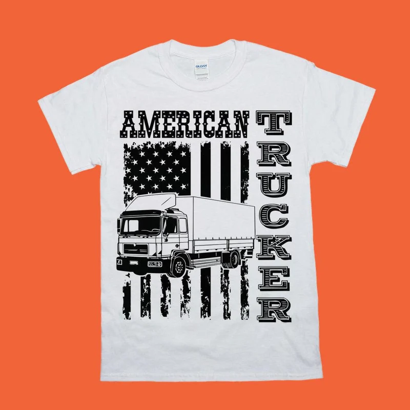 Camionneur américain | T-shirts drapeau américain