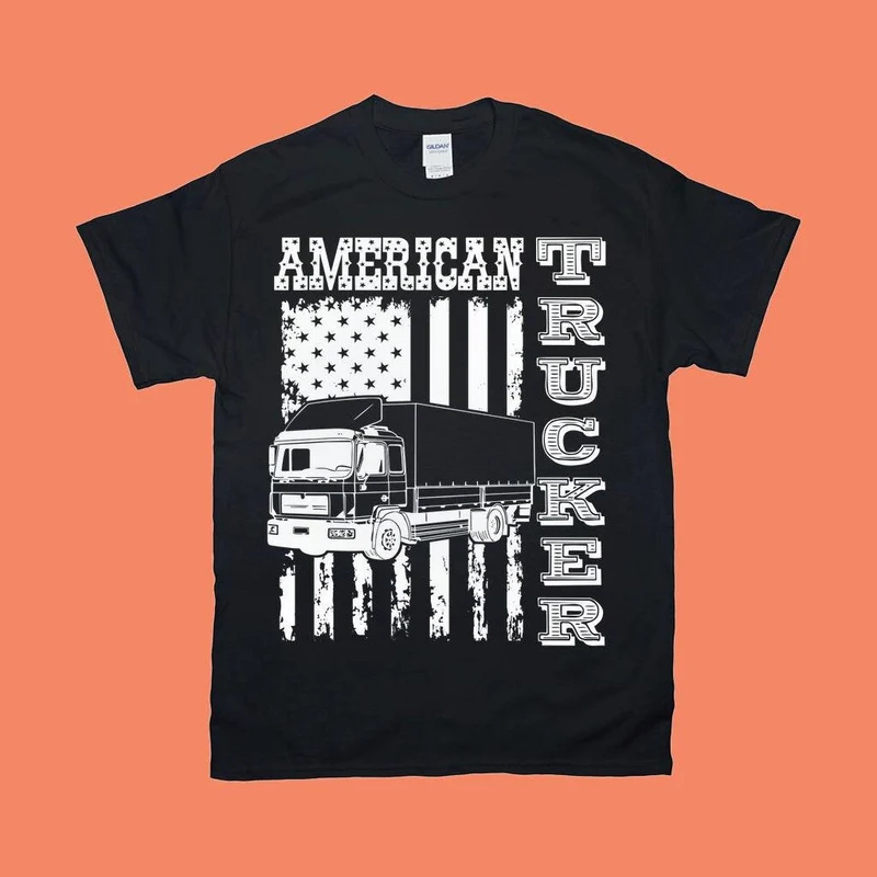 Camionneur américain | T-shirts drapeau américain
